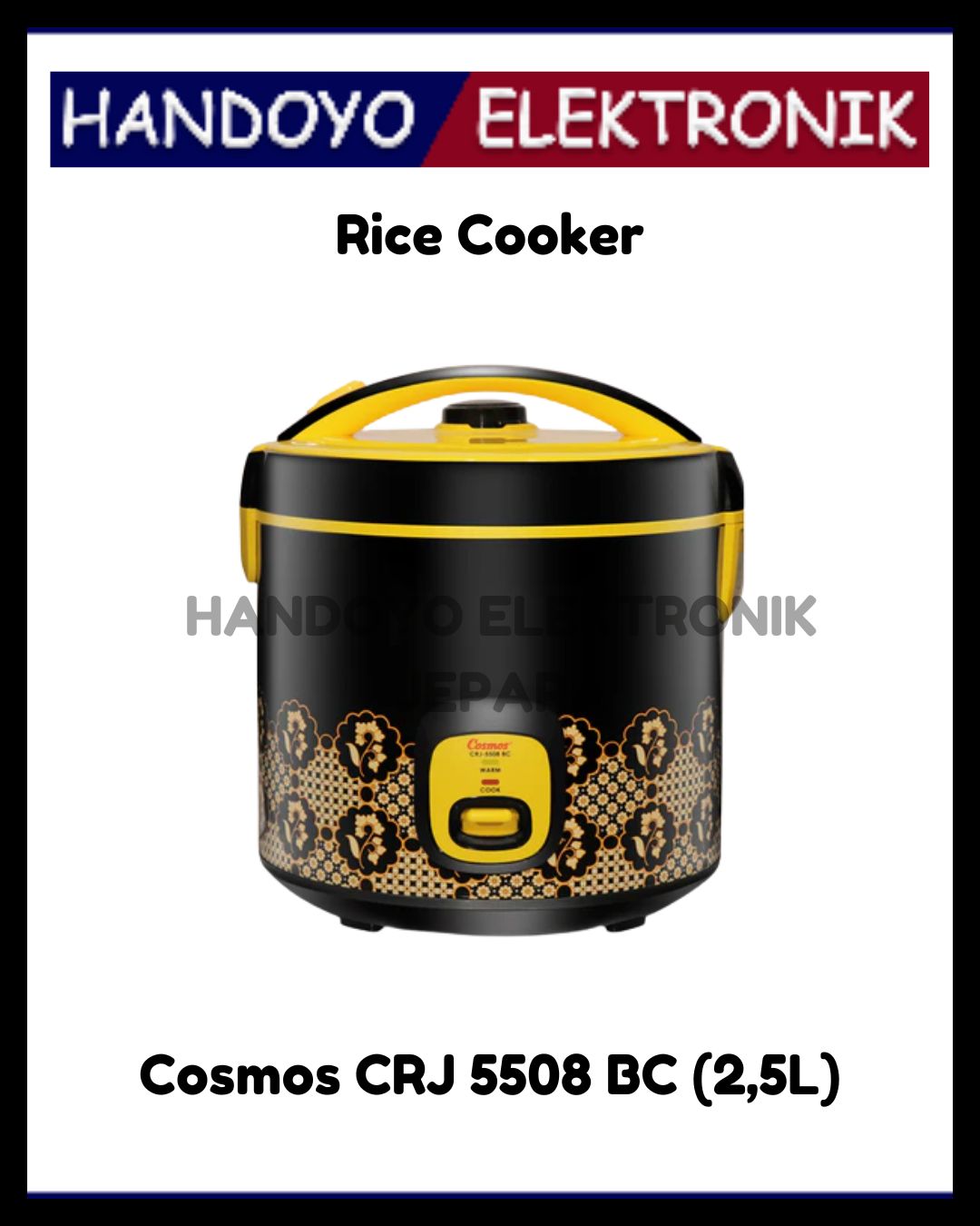 Rice Cooker Cosmos CRJ 5508 BC (2,5L)