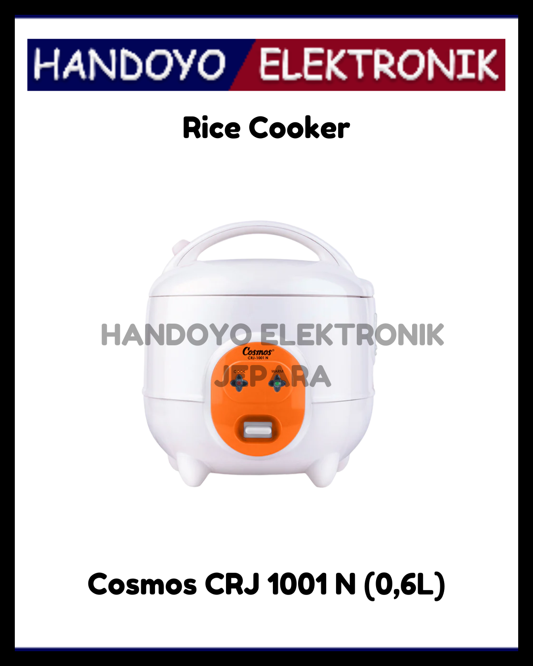 Rice Cooker Cosmos CRJ 1001 N (0,6L)