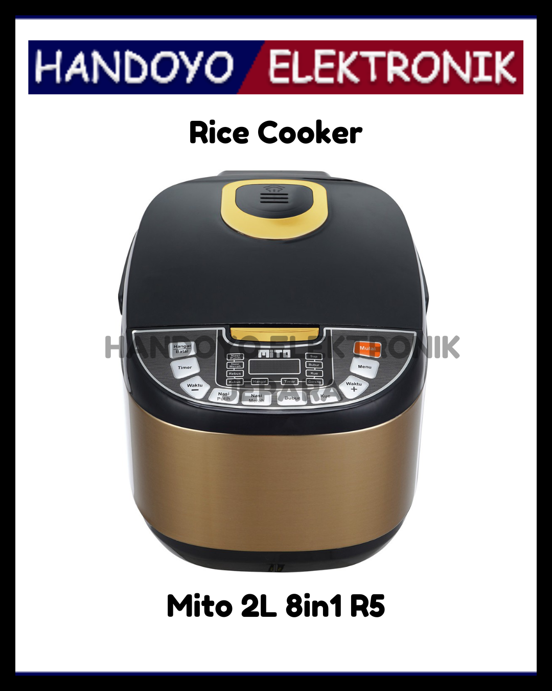 Rice Cooker Digital Mito 2L 8in1 R5