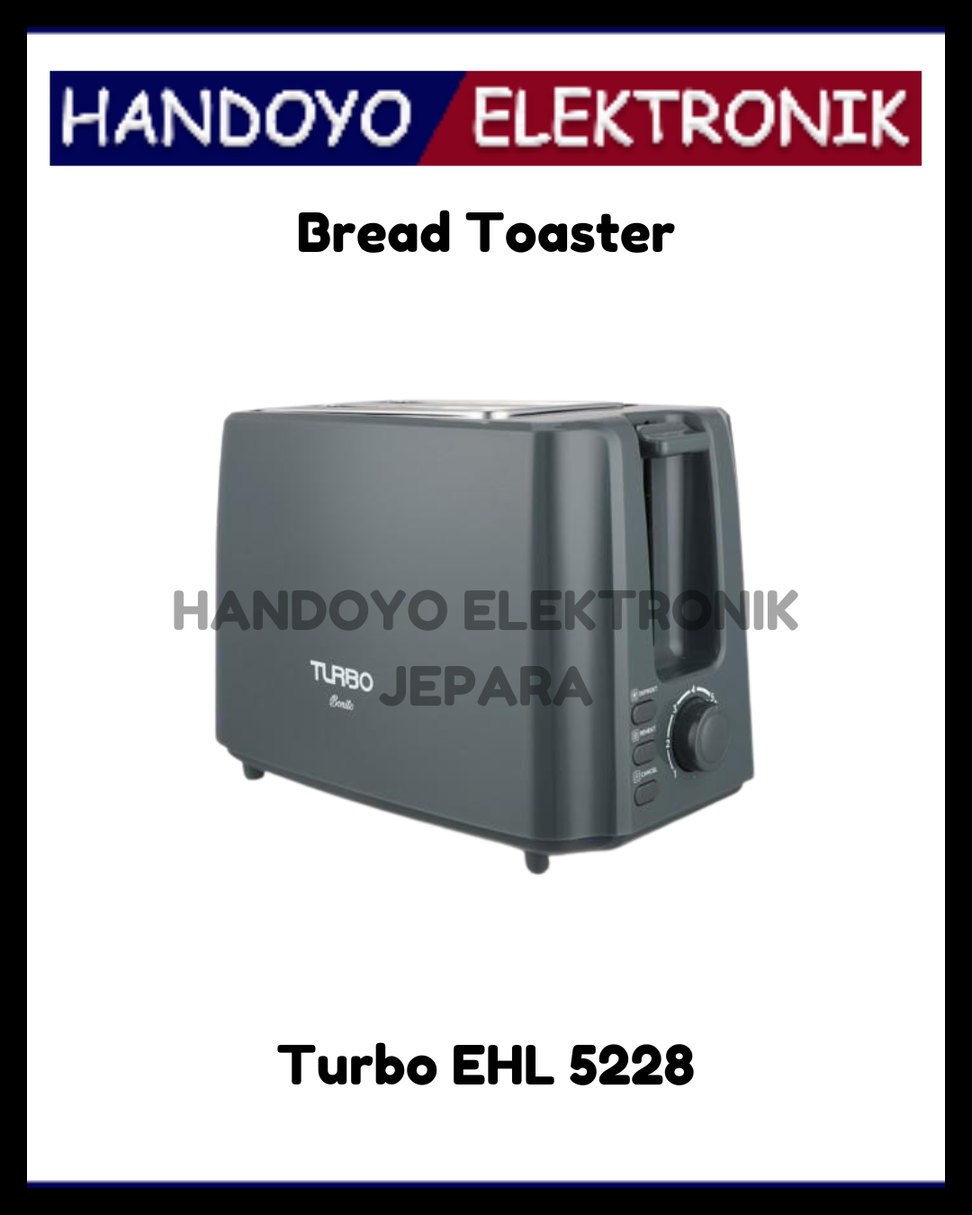 Bread Toaster Turbo EHL 5228 Pop Up